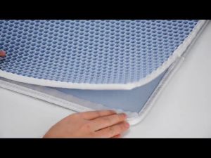 Velcro Removable Double Layer Thick Waterproof Washable EVA Pet Cat Litter Trapping Mat Pasir Carpet Alas Kucing Pad