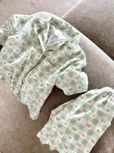 Áo Ngủ Tay Ngắn in Hình Gấu Dễ Thương Mùa Hè Cho Nữ Áo Khoác Cardigan Áo Chui Đầu Áo Chui Đầu Dài Tay Áo Chui Đầu Dài Tay