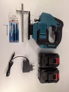 45 ° Brushless Electric Curve Saw Cordless Multi functional Fixture for Sawing Pipe Electric Tool Used for Makita Battery Japanese Original Professional Grade Brushless Motor Variable Speed Low Noise Woodworking Fixture Saw Belt Free Accessories