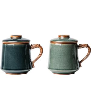 XIANGYE | Separate Tea and Water Personal Ceramic Cup