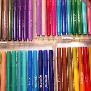 MINGZHUO | Childrens Safe Shimmer Watercolor Markers 60 Colors