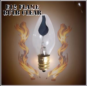 E12 Flame Bulb/Dancing incandescent bulb 1.5w