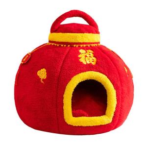 hipidog | Warm Thick New Year Festive Pet Bed