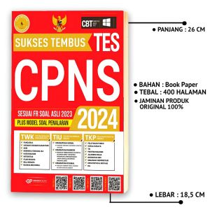 BUKU ASN CPNS 2024 LENGKAP | SUKSES TEMBUS TES CPNS 2024 TERUPDATE - TERBARU