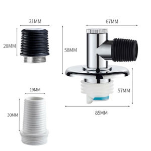 Anti-odor Anti-spill Dual-purpose Three-way Floor Drain Bathroom Washing Machine Floor Drain Special Connectors Anti-Backflow