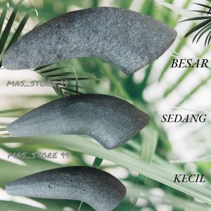 Cobek bubut batu gunung asli 100% free ulekan 26.cm