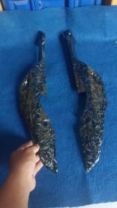 cover sambungan body bawah samping set yamaha jupiter z1 injeksi karbon forged