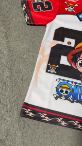 [ FREE NAMA ANAK ] Jersey Anak Karakter Number Series / Anak Laki Laki Dan Perempuan usia 3-12 Tahun / Jersey Anak Vintage ONE PIECE