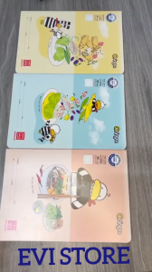 Lốc 5 quyển vở 4 ô ly 80 trang Hồng Hà School 0598 Oringa định lượng 110gsm / Vở Hồng Hà 0598