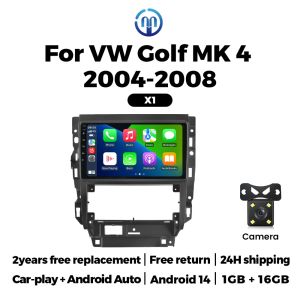 9 Inch Car Play Android Auto For Volkswagen Golf MK 4 2004-2008 Car Radio Stereo Multimedia Player BT GPS Intelligent Car System