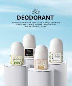 DEO DIEN GRATIS HADIAH / Deo Dien / Deo rool on dien / anti bau badan / mencerahkan ketiak / keti wangi seharian