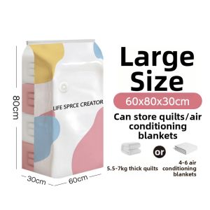 BANGNIMEIJIA | Vacuum Free Compression Bag for Quilts Clothing