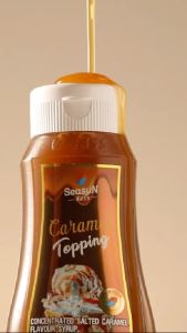 ไซรัปหญ้าหวาน KETO สูตร ท้อปปิ้งซอลท์เท็ดคาราเมล 320 ml. ขนาด ตราสีซอลท์ สูตรสำหรับการเต็มเต็มอาหาร