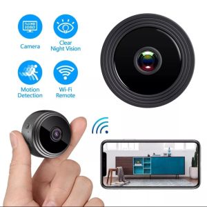 Camera Mini Wifi Kết Nối Với Điện Thoại Qua App Hỗ Trợ Quay Phim Thu Âm Ghi Hình Chụp Ảnh Trên ĐT