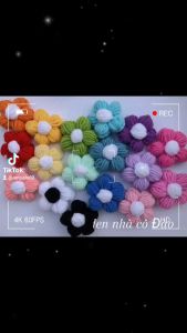 HOA LEN HANDMADE TRANG TRÍ ÁO BALO (ĐƯỢC CHỌN MÀU)