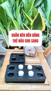 Khay Để Khăn Nén KOJi 4 Ngăn 8 Ngăn - Tiện Lợi Sang Trọng Và Bền Bỉ