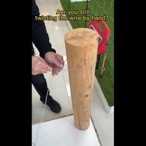 Fence wire tool Twist the iron wire Steel wire spreader T-column clamp Fence steel wire tensioning tool Tahan lama