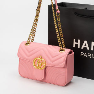 Elegant Ladies Fashion Shoulder Bag Underarm Crossbody Diamond Chain Ladies Purse Stylish Summer Handbag Zipper Closure