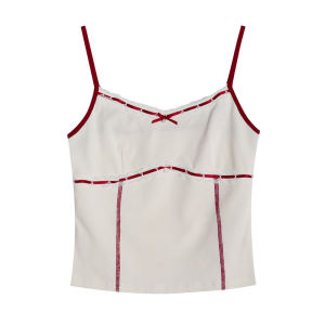 Korean Style Off-White Lace Knitted Summer Blouse