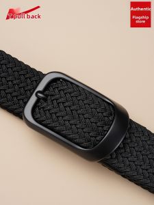 Warrior | Stylish Mens Canvas Elastic Webbing Belt for Jeans