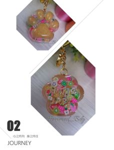 aksesoris gantungan kunci cat Paw ganci tas