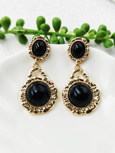 Hoa Tai Tua Rua Dài Kiểu Pháp Cổ Điển Thanh Lịch Thời Trang Trang Sức Phụ Kiện Nữ Trang Trí Tai Móc Trang Trí