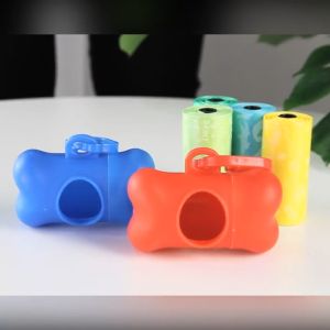 Pets Trash Bag Dog Poop Bag Printed Pet Garbage Disposable Trash Bag