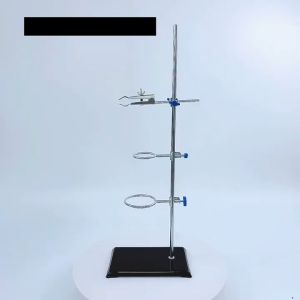 Laboratory iron stand full set with square seat base cross clip titration table butterfly large