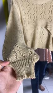 MILKA BALON Outher Crop//Outwear Blouse//rajut premiumm