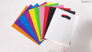 Túi Nhựa Nhiều Màu Có Tay Cầm 10/20 Cái/gói Dùng Cho Đám Cưới Tiệc Sinh Nhật Đóng Gói Kẹo Kinh Doanh Bán Lẻ - Chất Liệu PE Thân Thiện Với Môi Trường