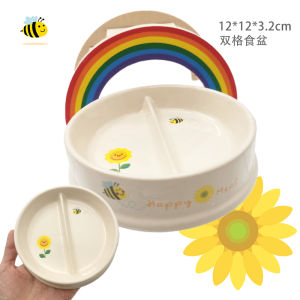 Bát Ăn Đứng Bằng Gỗ Elm Cho Chuột Hamster Bát Nước Treo Lên Trên Bát Ăn Phụ Trợ Thẻ Cắm Nước Cho Thú Cưng