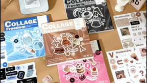 20 Sheets Vintage Collage Sticker Book | Aesthetic Scrapbooking & Junk Journal Stickers