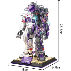 New Mecha Astronauts Building Blocks Set Spaceman Robot Model kits Action Figure Bricks Adult Kids Assembly Toys Gifts For Boys