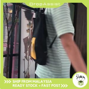 DROPASSIST 1383 READY STOCK Women Cute Canvas Tote Shoulder Crossbody Sling Backpack Bag Wanita Beg Galas Sandang Tangan Perempuan