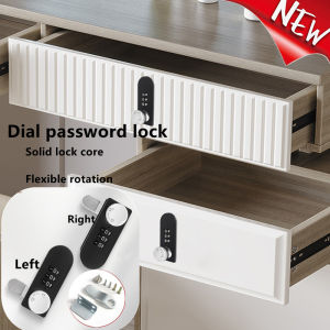 1set Cabinet Code Locks Drawer Lock ABS Office Cabinet Code Lock Double Open Locker Lock Triple Open Dial Code Locks