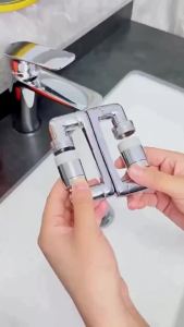1080° Rotation Faucet Extender Sprayer Head 2 Mode ABS Plastic Splash Proof Kitchen Bathroom Tap Water Saving Aerator Nozzle
