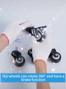 Universal Wheels for Table 360° Rotation Table Wheels Sliding Cabinet Wheels Movable Table Wheels