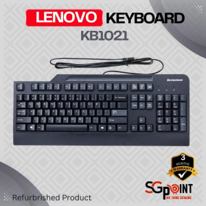 Lenovo KB1021 + KBBH21 – Reliable Keyboards for Home and Office Productivity - Refurbrished