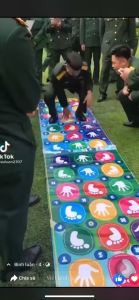 Thảm vận động chơi trò chơi cho bé (chất liệu bạt in rõ nét và siêu bền)