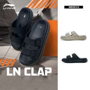 LI-NING LN CLAP Womens Sandals Professional Sports Shoes Slippers AGAU012 Legit Official Store