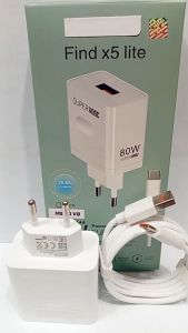 Charger Casan HP For OPP Find X5 Lite Fast Charger 80W Super Vooc Support Fast Charging