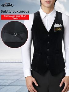 DANBAOLUO | Tango Ballroom Competition Practice Vest Silk Velvet