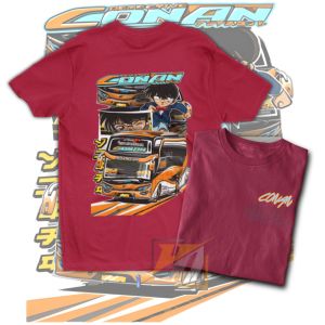 BAJU ANAK BISMANIA CONAN - KAOS ATASAN ANAK LAKI-LAKI GAMBAR BUS TRANS
