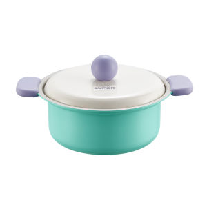 Supor | Non-Stick Ceramic Soup Pot for Induction & Gas Stoves with Handles