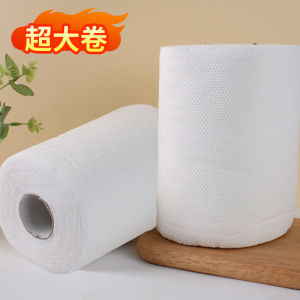 Thickened Disposable Lazy Persons Kitchen Towel Dishwashing Cloth Dry Wet Use Table Cleaning Absorbent Non-Flocking Tissue