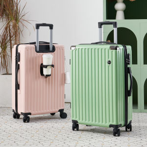 Durable 20-Inch Luggage Travel Suitcase with Combination Lock for Men And Women Fashionable All-Match Color ABS PC Material