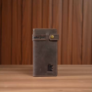 REVEN LEATHER Vintage Wallet - Dompet Panjang Pria Kulit Sapi Asli