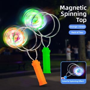 YIRANJIA | Luminous Hand Operated Magnetic Rail Spinning Yoyo