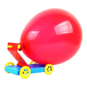 Scientific Small Production Balloon Power Recoil Car Kindergarten Experiment Gift Primary School Student Manual Work Material