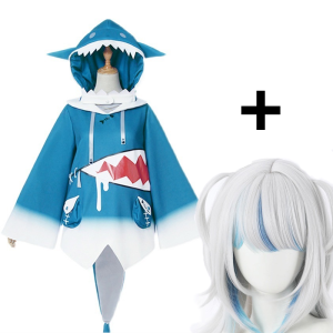 Carlanisa Gura cosplay costume HololiveEN GwarGura kagyu blare gura shark Gwar Gura Halloween Costumes For Women